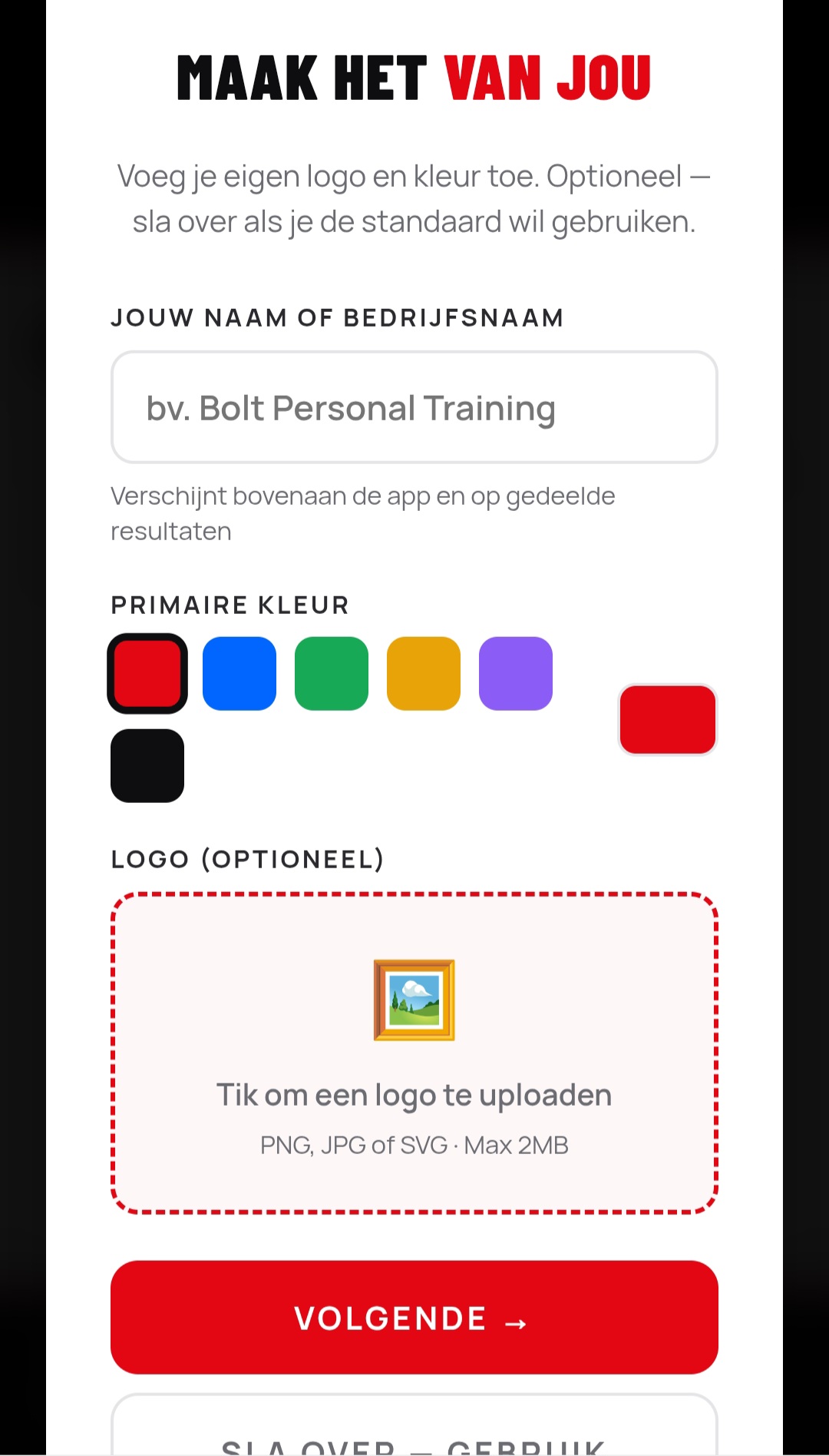 BlockFlow — eigen branding