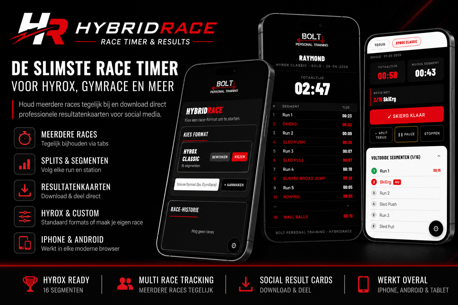 HybridRace — race timer