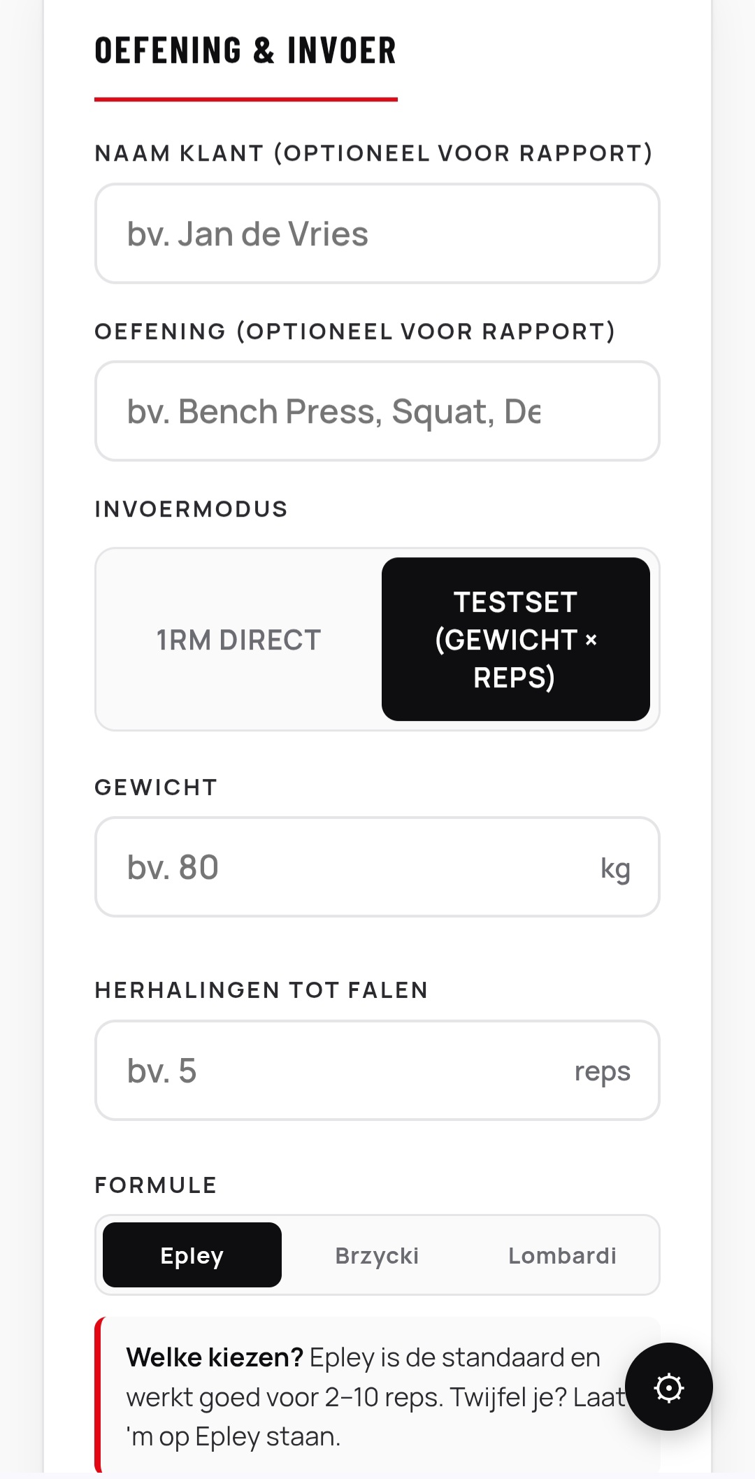 TrainBase — krachttest