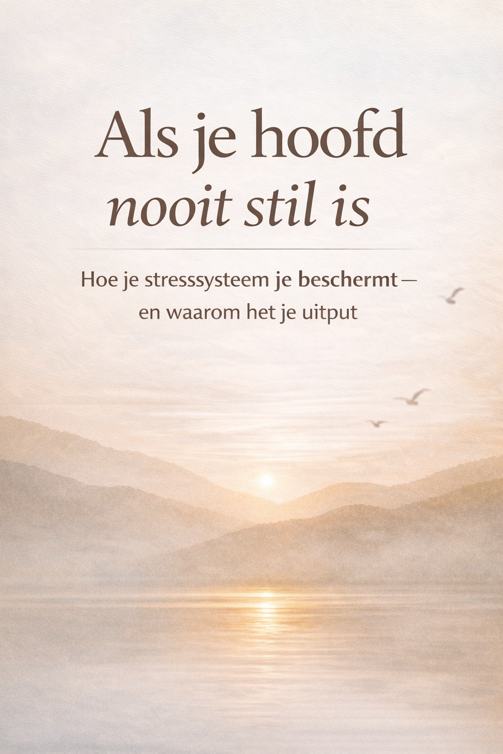 Cover van het e-book Als je hoofd nooit stil is